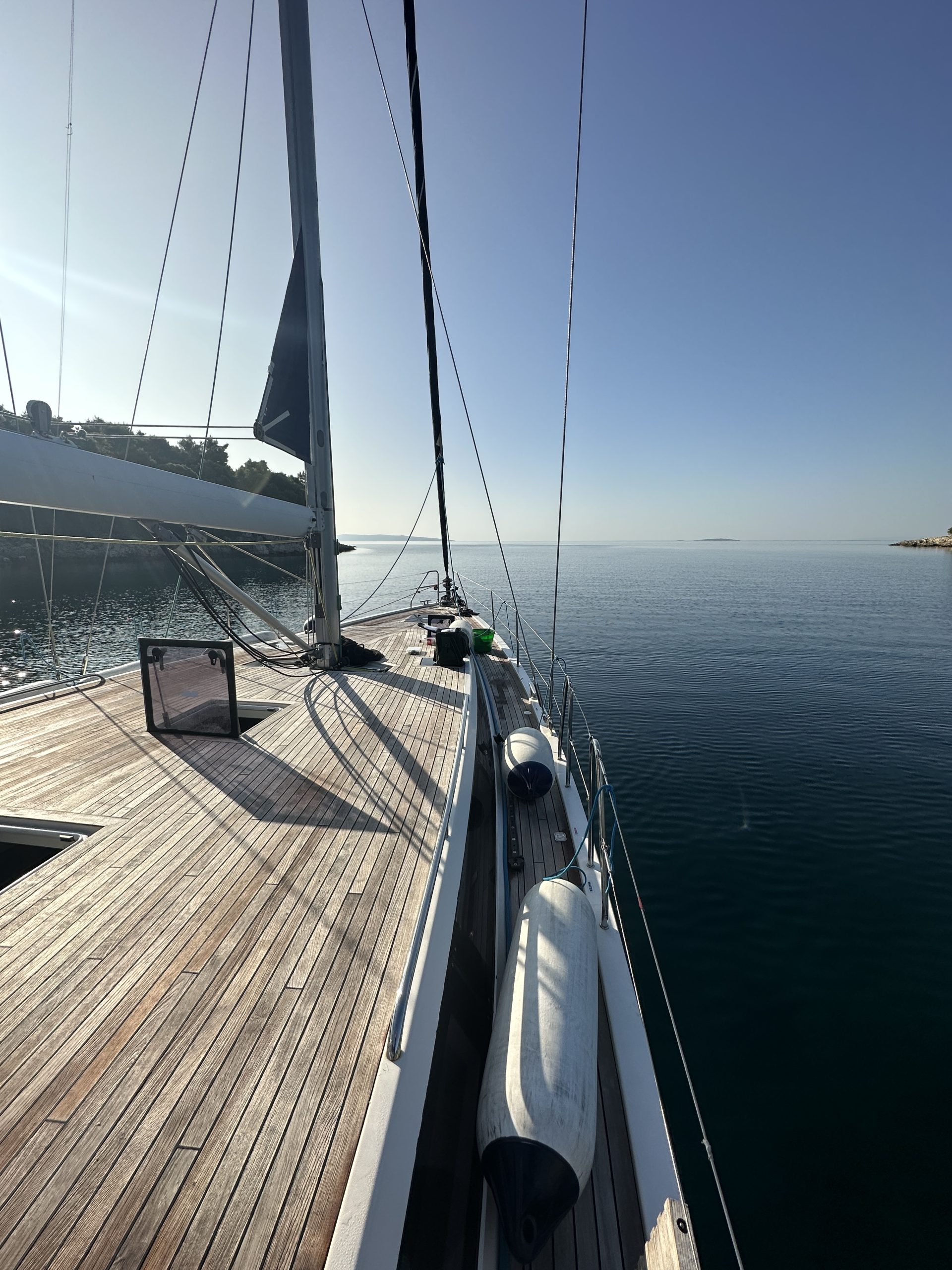 Segelboot-Bucht-Kroatien-Teambuilding-geln Punat 2023